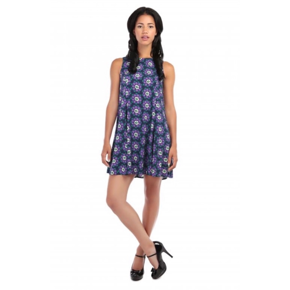 Collectif Bright & Beautiful Mod Babydoll Dress